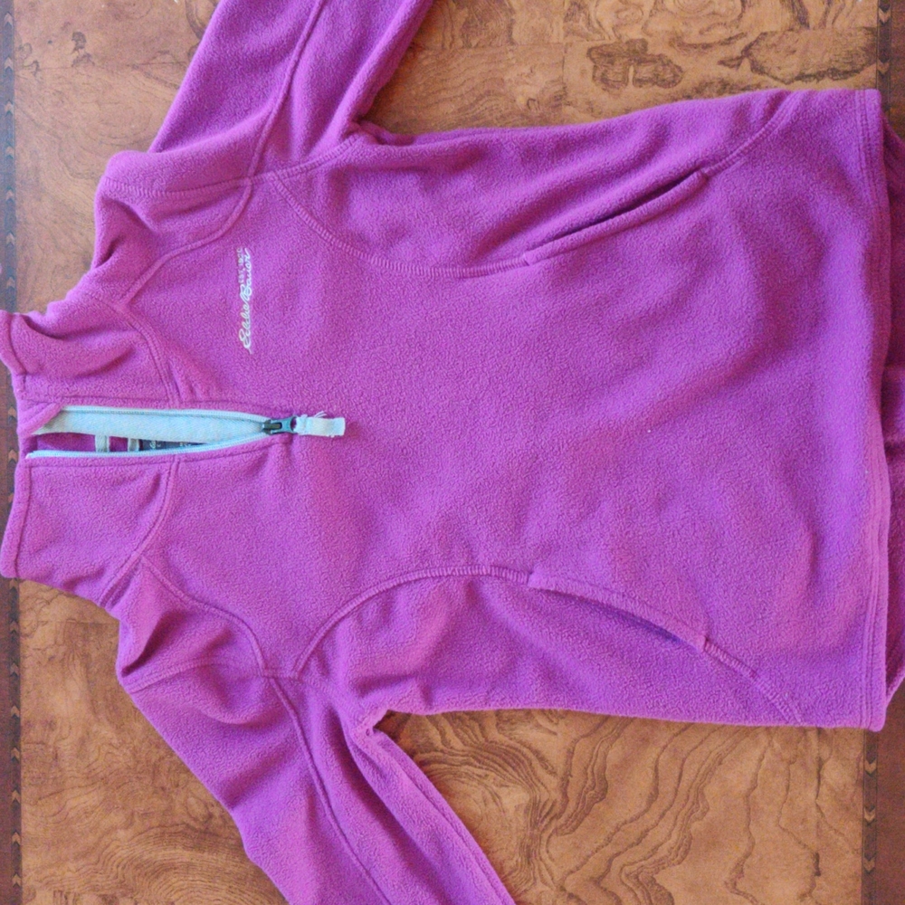 Eddie Bauer purple girls sweater